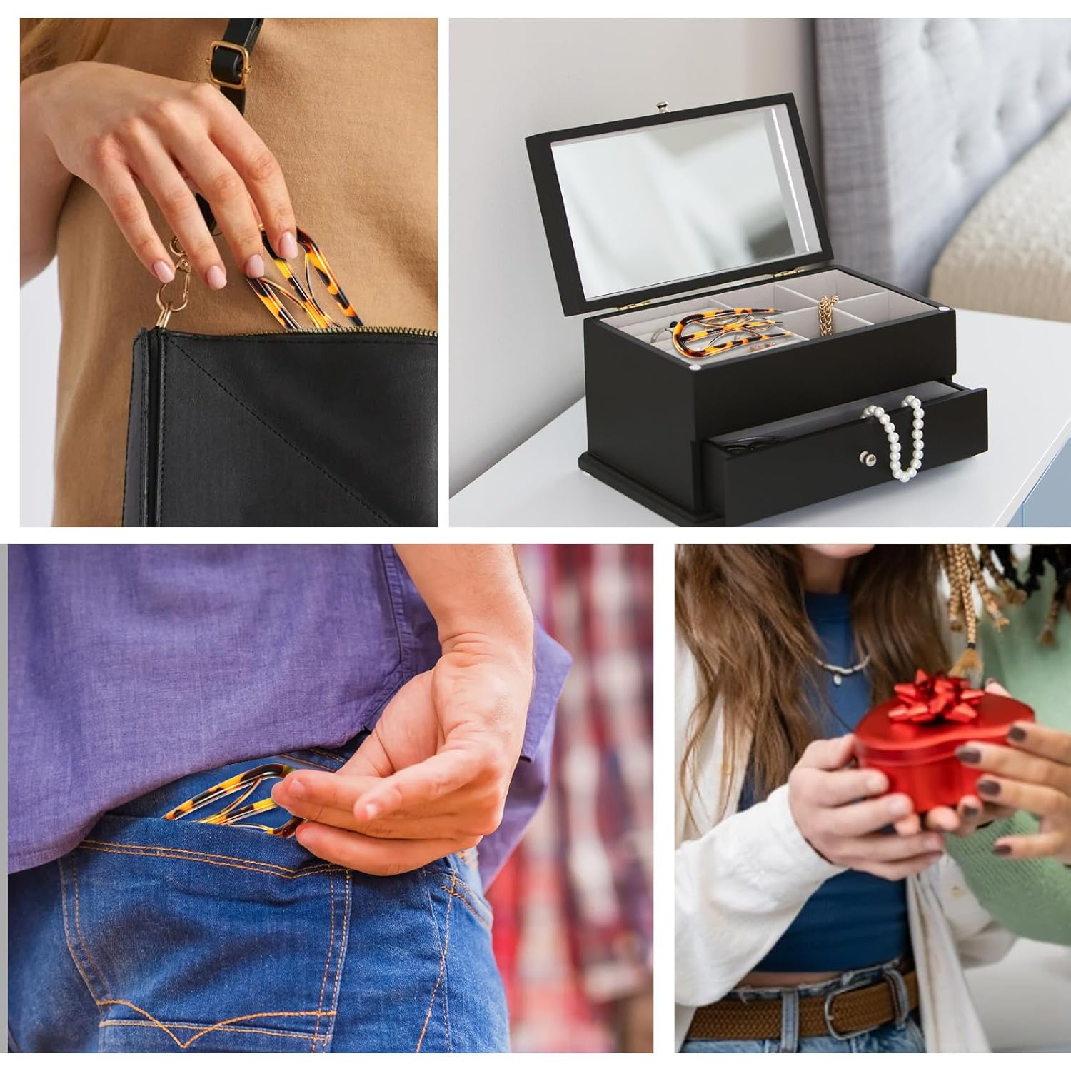 Vintage U-Shaped French Hair Pins - Image 4