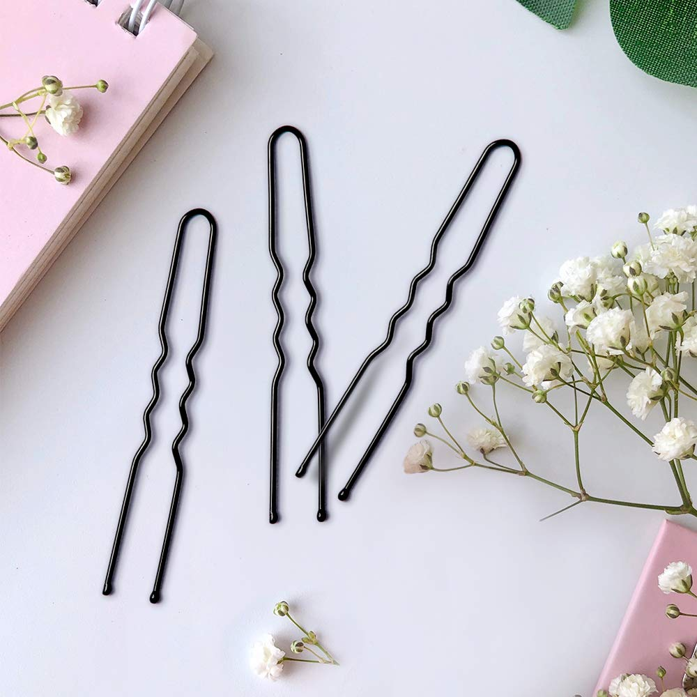 U-Shaped Hair Pins – Black - Image 2