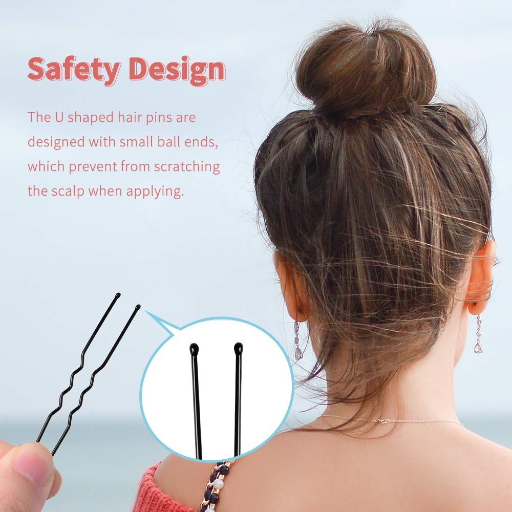 U-Shaped Hair Pins – Black - Image 5