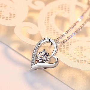 Love Heart Pendant Necklace